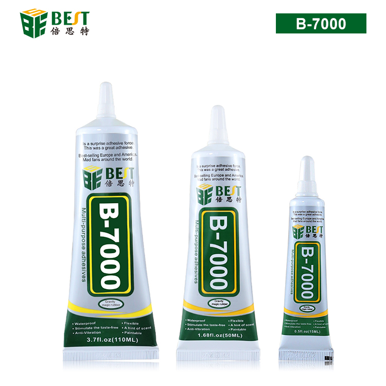 BST-B-7000 多功能軟性透明膠水 手機屏幕修復(fù)膠水 維修專用邊框密封膠(15ML/50ML/110ML)