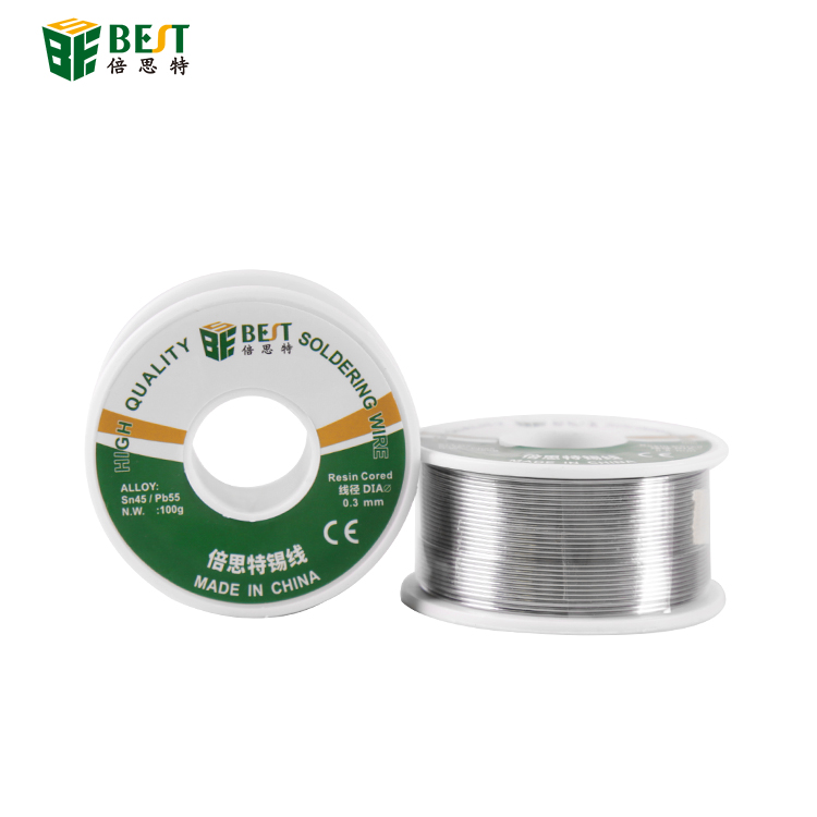 BEST倍思特(￠0.3-0.8mm) 100g高級錫線 焊接錫線 焊錫絲 優(yōu)質(zhì)錫線 低殘渣錫線 Sn45/Pb55